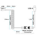 Double-sleeved Paracord coil cable mechanical keyboard